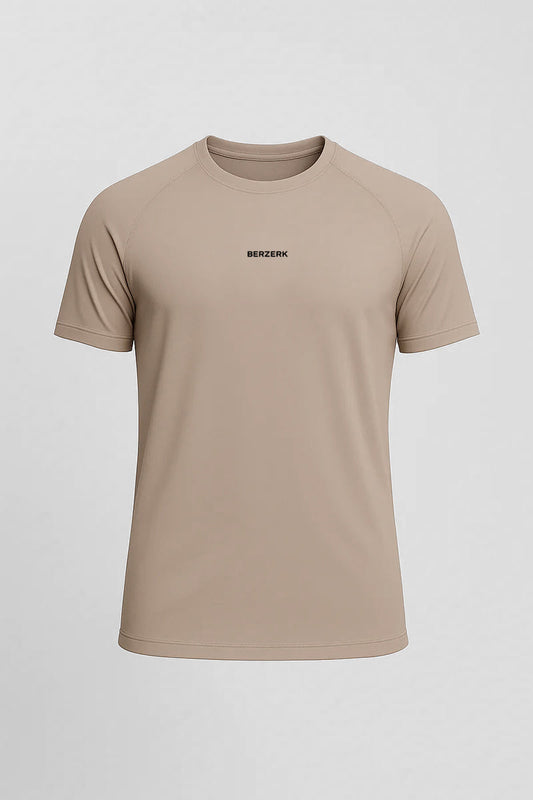 Camisa Poliamida Tech  - Logo - Caqui